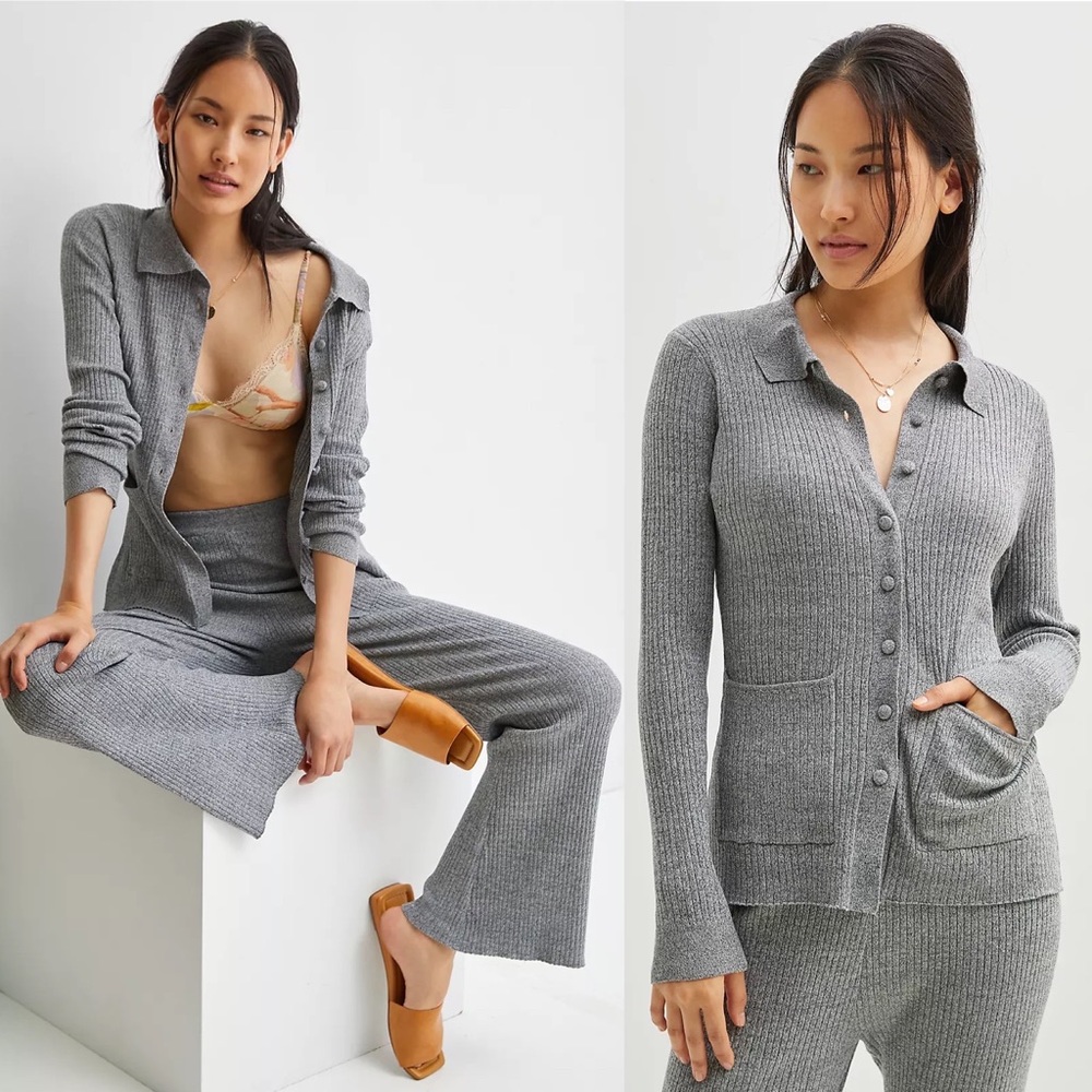 Anthropologie Knit Lounge Set